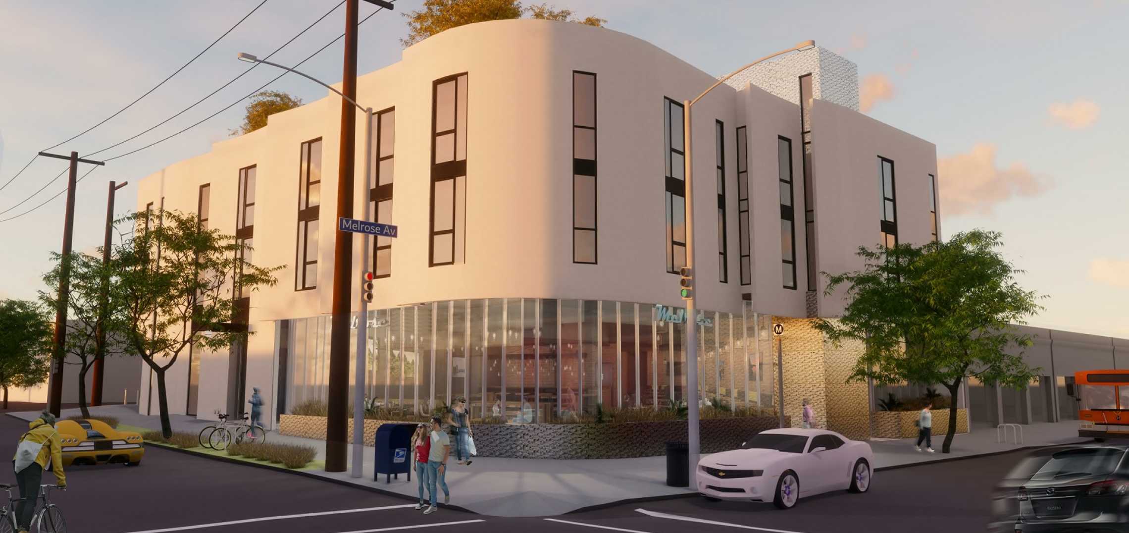 First Look at Proposed Melrose Avenue Development Urbanize LA